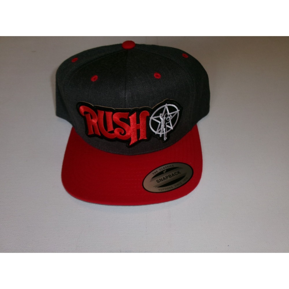 RUSH BAND STARMAN 2112   SNAPBACK   BEACH GOLF Y2K 00S HAT CAP VINTAGE J2
